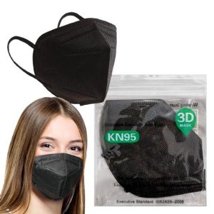 KN95 Masks - Black, Individually Packaged