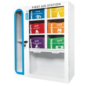 AEROKIT First Aid Station With 6 Modules