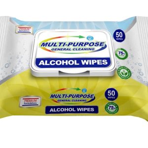 75% Alcohol Disinfecting Wipes - 50 Count