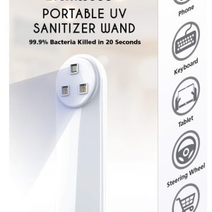 Handheld UV Sanitizer Wands - White