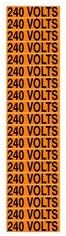 Accuform LELC439 "480 VOLTS" 0.5" x 2.25" Conduit Voltage Marking Label