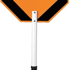 Cortina 0350005 18" Solid Orange Cone with Black Base