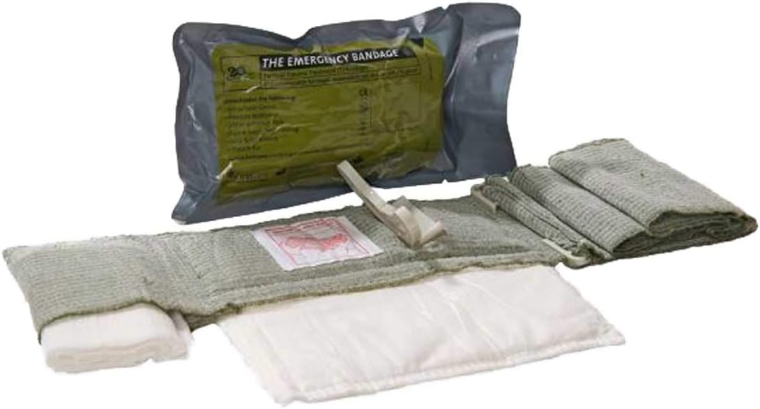 FIRSTCARE Military Tactical Trauma Treatment Bandage 10 x 17cm (Green)