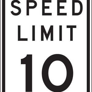 Accuform FRP208RA 18" x 12" Reflective AluminumTraffic Sign: Reserved Parking (Double Arrow)