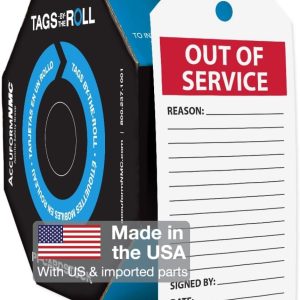 Accuform TAR726 "Information" Safety Tags By-The-Roll