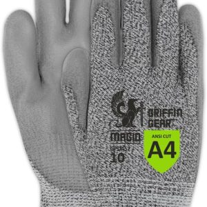 Magid® D-ROC® GPD487 Hyperon® 13-Gauge RepTek Grip® Silicone Palm Coated Work Gloves - ANSI Cut Level A5