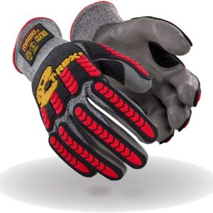 Magid T-REX TRX442 Flex Series Lean Lightweight Polyurethane Palm Coated Impact Glove