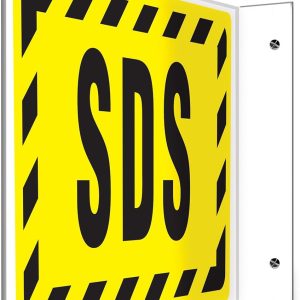 Accuform PSP806 "Eye Wash" Projection Lumi-Glow Safety Sign