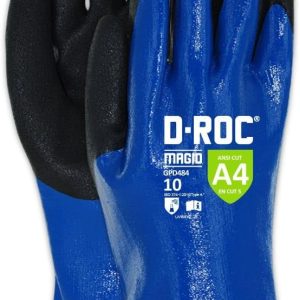 Magid D-ROC Chemical Resistant And Waterproof Fully Coated Nitrile Work Gloves