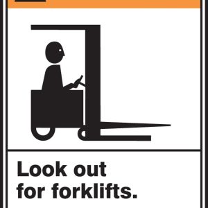 Accuform MPPE886XT 10" x 14" Dura-Plastic Notice Sign: Safety Shoes Required In This Area