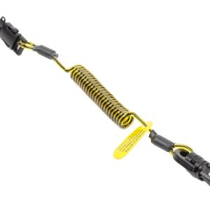 3M DBI-SALA 1500066 Hook2Quick Ring Coil Tool Tether with Tail