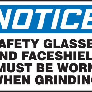 Accuform MSMK134VA 14" x 20" Aluminum OSHA Danger Safety Sign: No Smoking