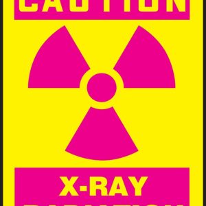 Accuform MRAD702VP "Caution: X-Ray Radiation" OSHA Safety Sign