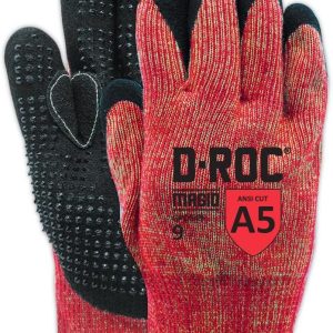 Magid D-ROC 13-Gauge Aramid NitriX Grip With Dots Palm Coated Work Glove