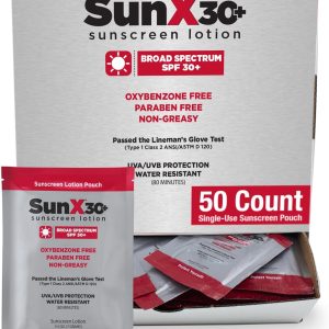 CoreTex Products Bug X 30 12644 Insect Repellent Towelettes, 50 packs/dispenser