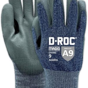 Magid D-ROC GPD982 AeroDex 13-Gauge Polyurethane Coated Cut-Resistant Touchscreen Glove