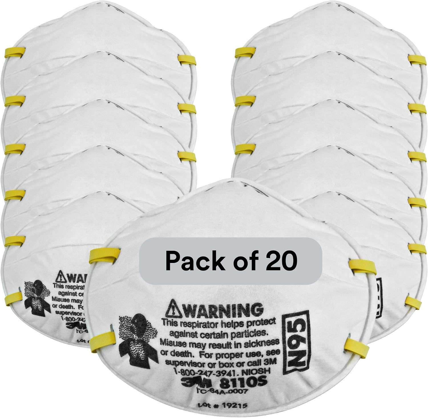 3M™ 6000 Series Half Mask Reusable Respirator, Without Filters