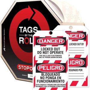 Accuform TRS208CTP Yellow Scaffold Status Safety Tag