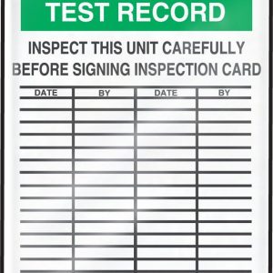 Accuform MPPA656VA 10" x 14" Aluminum Caution Sign: PPE Required Beyond This Point