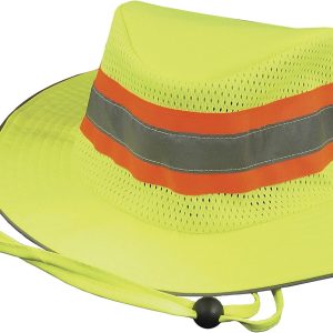 ERB Aware Wear 9006S Class 2 Lime Yellow Short Sleeve T-Shirt with Reflective Striping