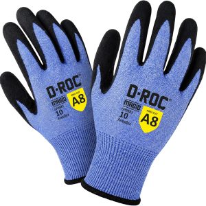 Magid D-ROC AeroDex Extremely Lightweight 18-Gauge VersaTek Grip Palm Coated Work Glove