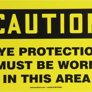 Accuform PFR170 "Caution: Lockout In Progress" Fold Up Sign