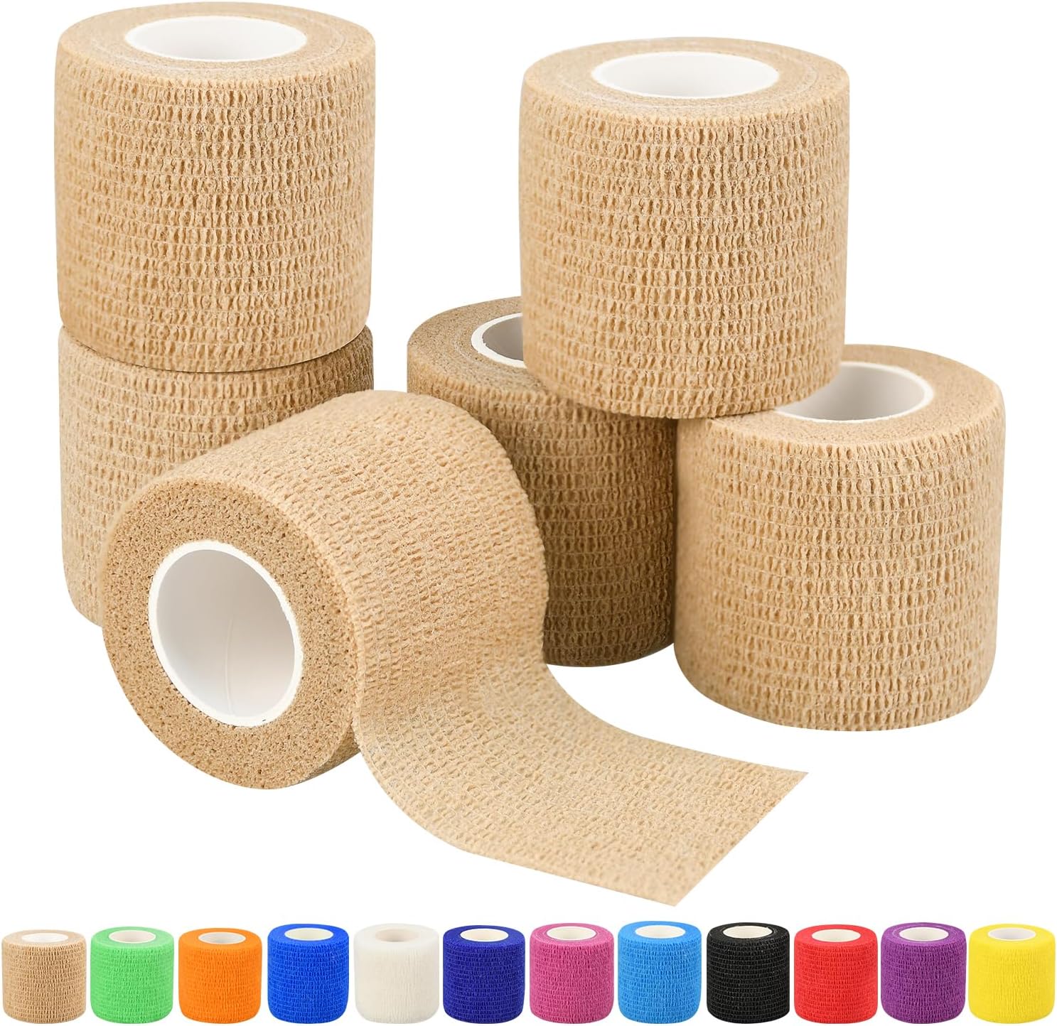 AEROCREPE Medium Cotton Crepe Bandage 15cm x 4M Wrap/12