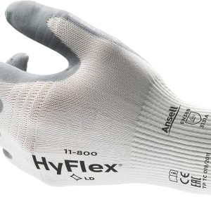 Ansell Thermaprene 26" Black Rough Finish Neoprene Gloves - Cut Level 2